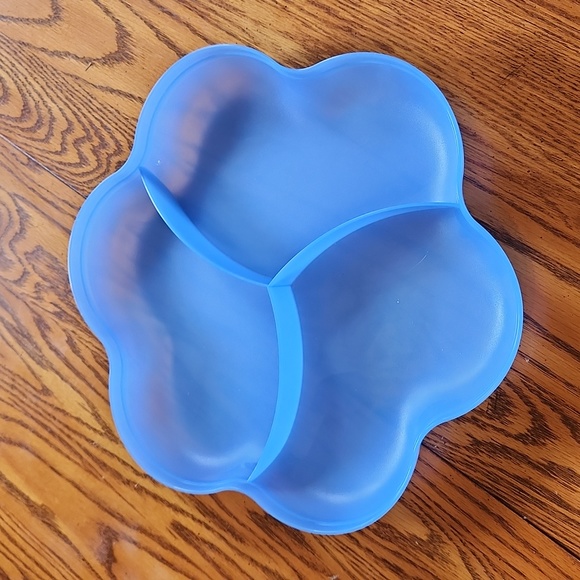 Tupperware Dining Tupperware Lid For Chip Bowl With Compartments